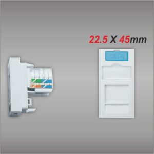 ADAPTOR ΕΠΙΠΕΔΟΣ ΓΙΑ ΠΛΑΙΣΙΑ ΚΑΝΑΛΙΟΥ “ΧΩΡΙΣ JACKS” (ΓΙΑ ΔΙΠΛΗ ΤΗΛ. ΠΡΙΖΑ x 2 ΤΕΜ.)