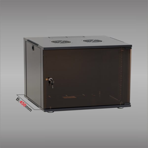 Επίτοιχα Rack 19" Βάθος 450mm 9U